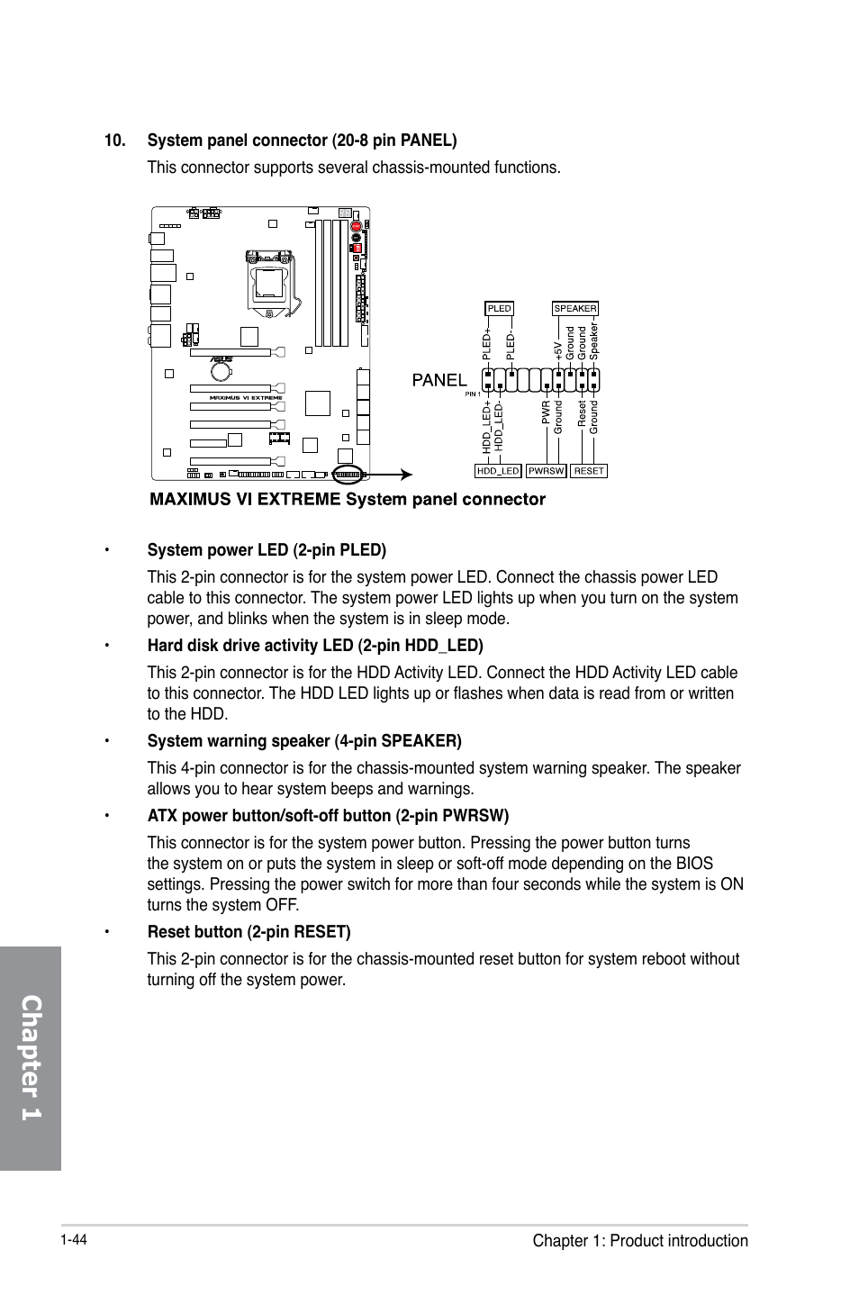 Chapter 1 | Asus MAXIMUS VI EXTREME User Manual | Page 62 / 208