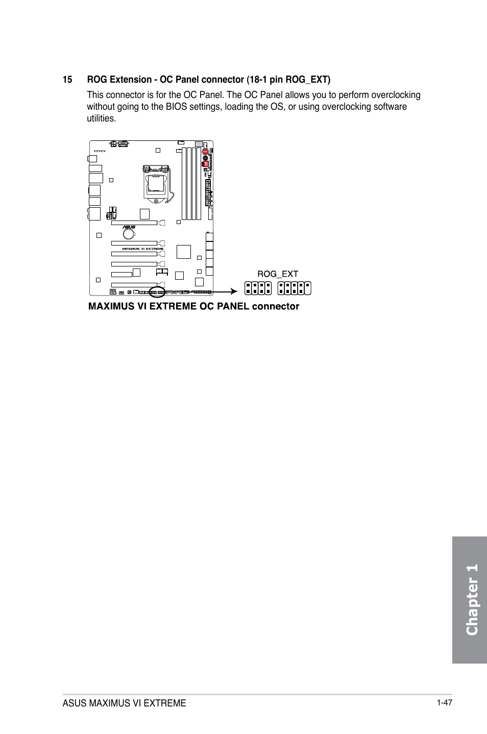 Chapter 1 | Asus MAXIMUS VI EXTREME User Manual | Page 65 / 208