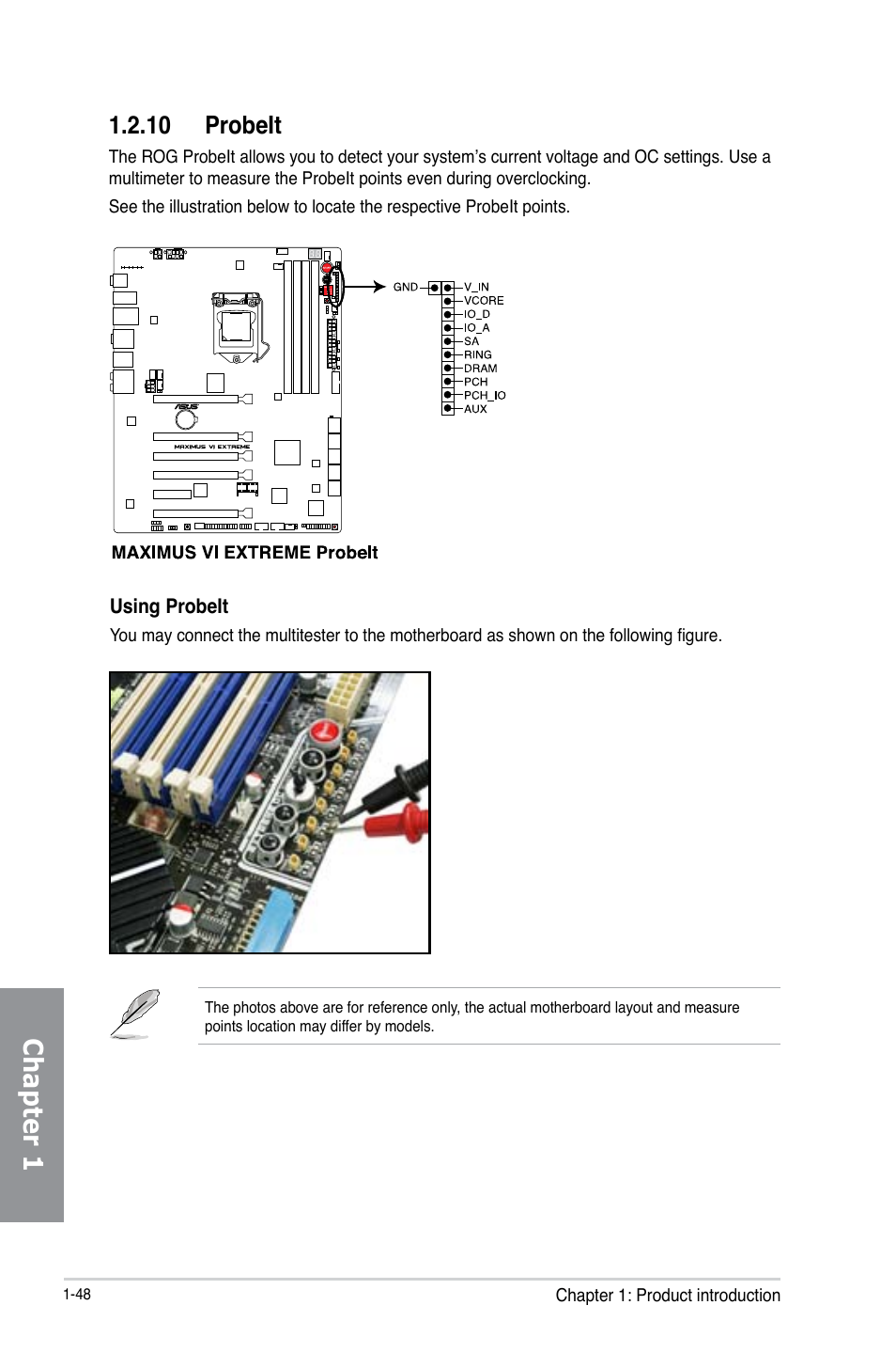 10 probeit, Probeit -48, Chapter 1 | Asus MAXIMUS VI EXTREME User Manual | Page 66 / 208