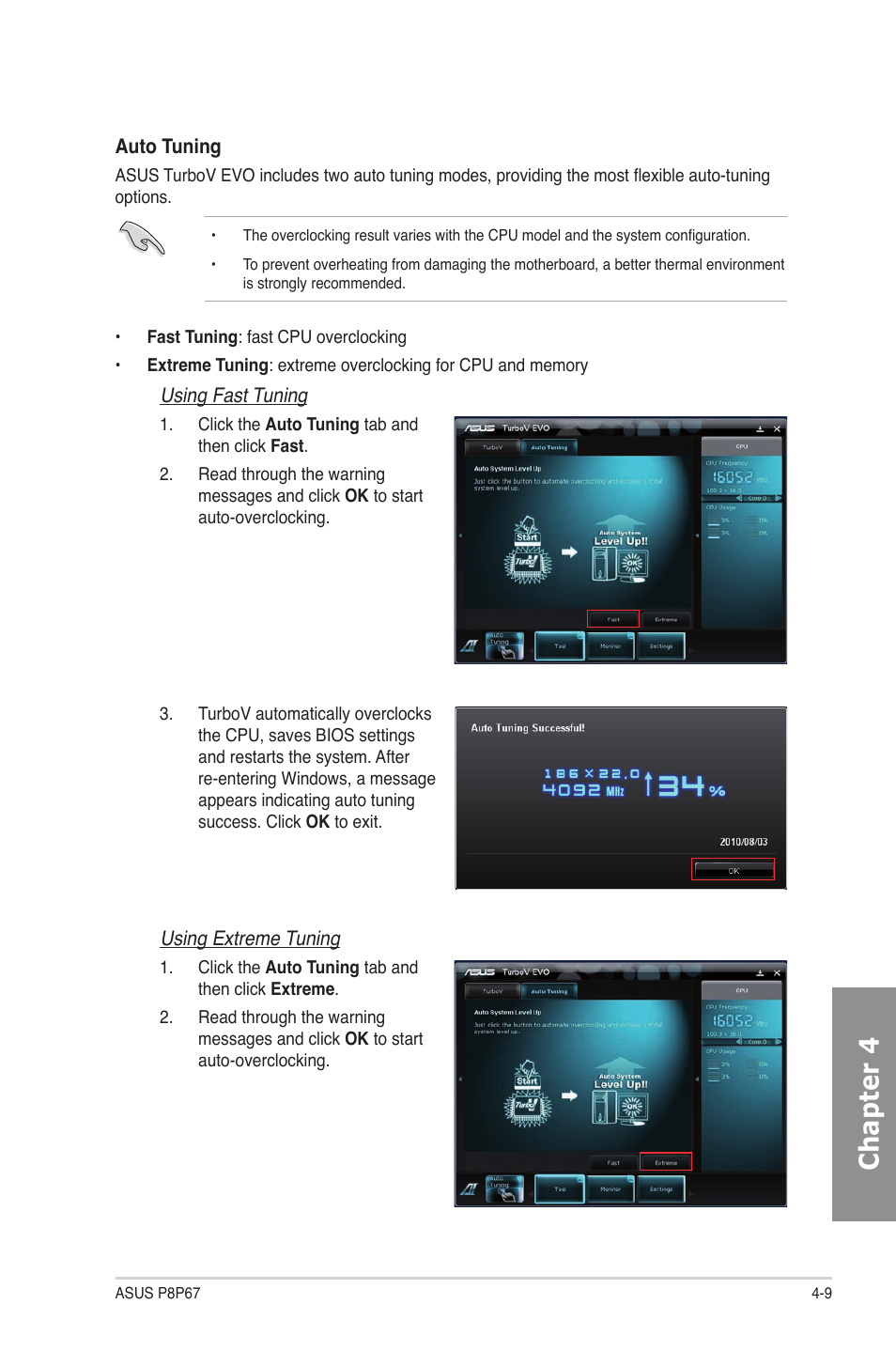 Chapter 4 | Asus P8P67 User Manual | Page 113 / 136