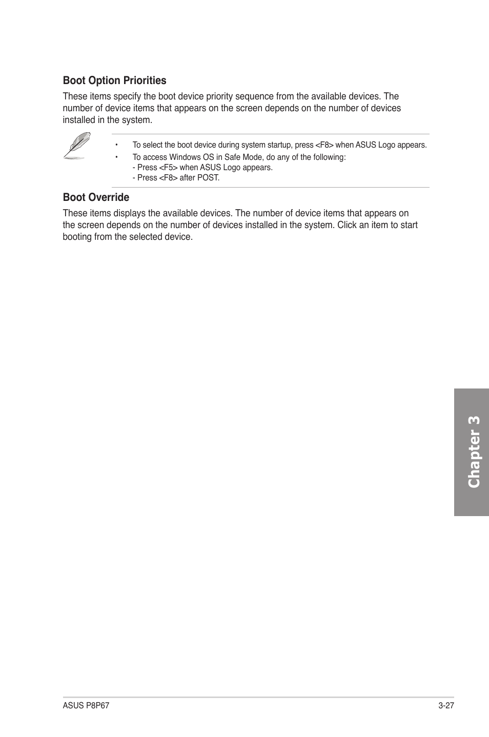 Chapter 3 | Asus P8P67 User Manual | Page 93 / 136