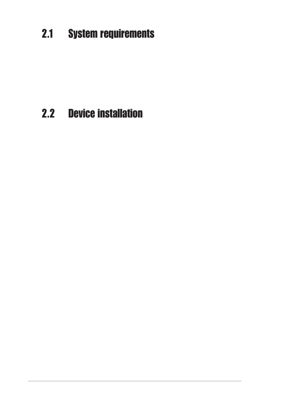 1 system requirements, 2 device installation, 1 before you proceed | Asus WL-330g User Manual | Page 20 / 70