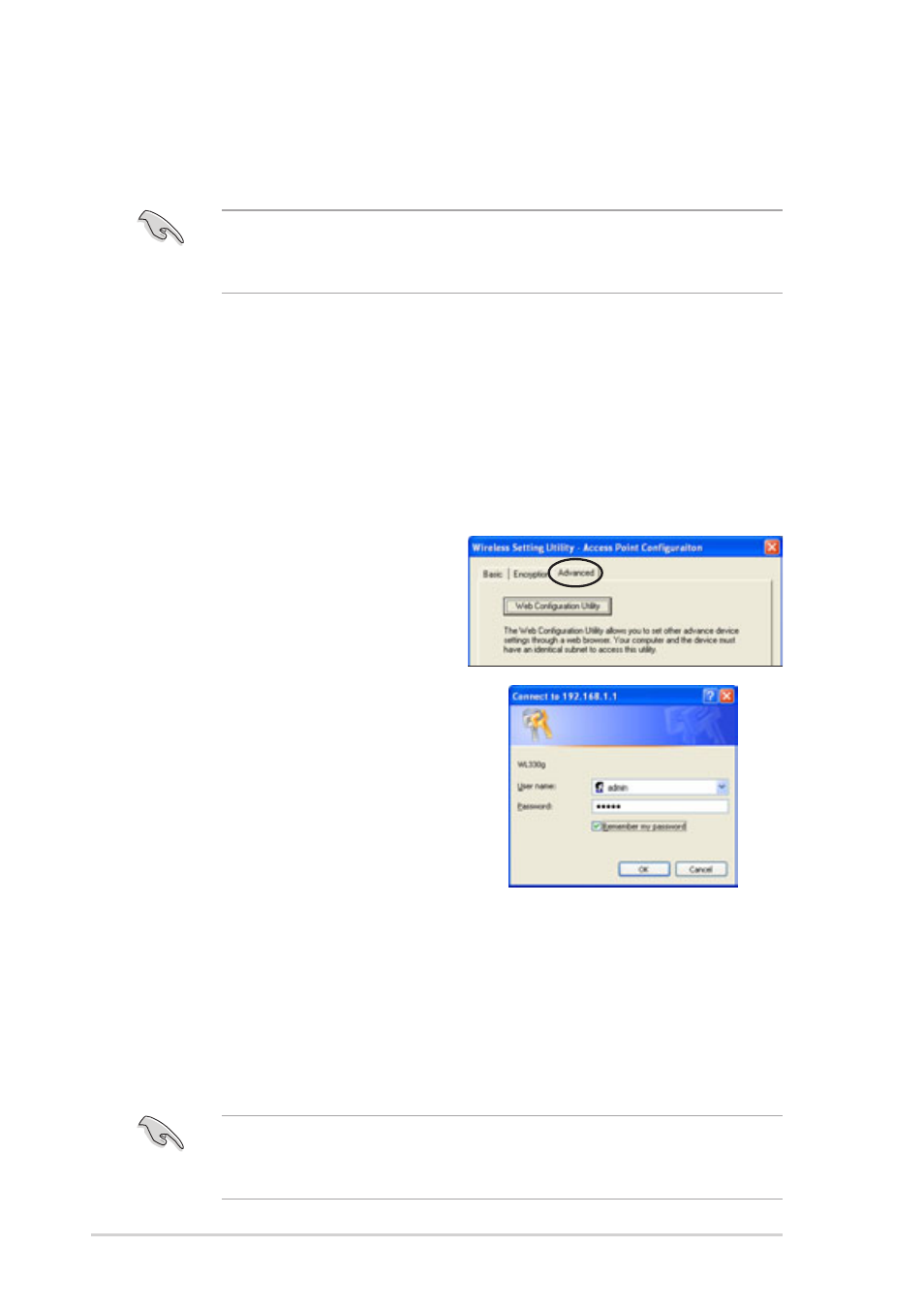 2 launching the web configuration utility | Asus WL-330g User Manual | Page 36 / 70