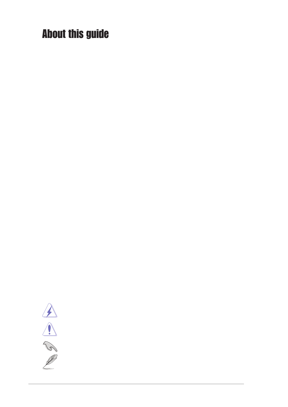 About this guide, How this guide is organized, Conventions used in this guide | Asus WL-330g User Manual | Page 8 / 70