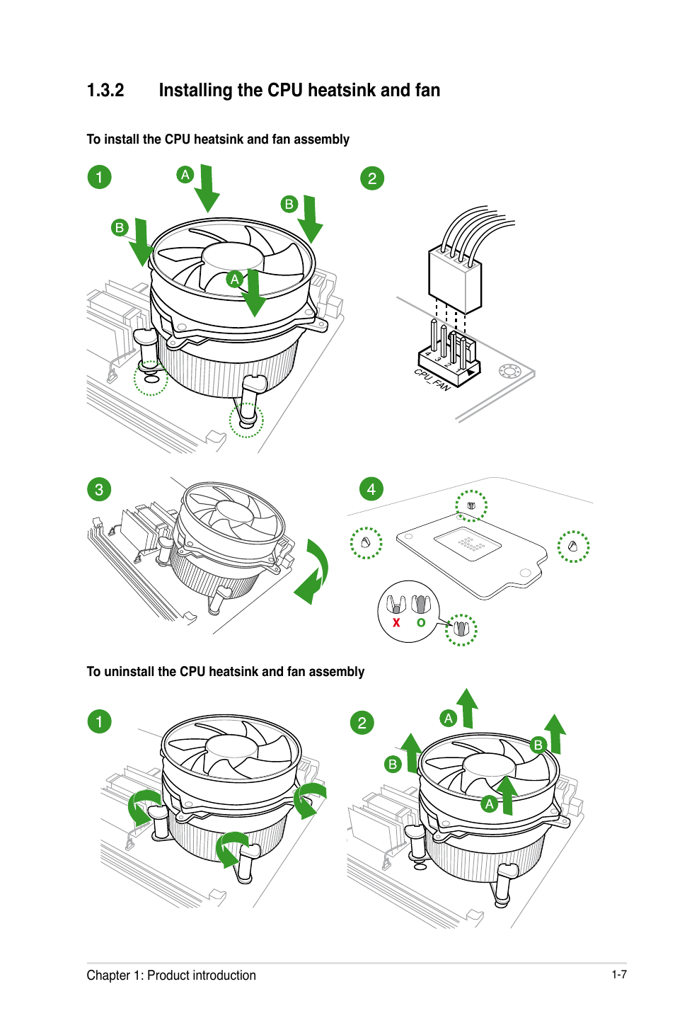 2 installing the cpu heatsink and fan | Asus Z87-A User Manual | Page 17 / 100