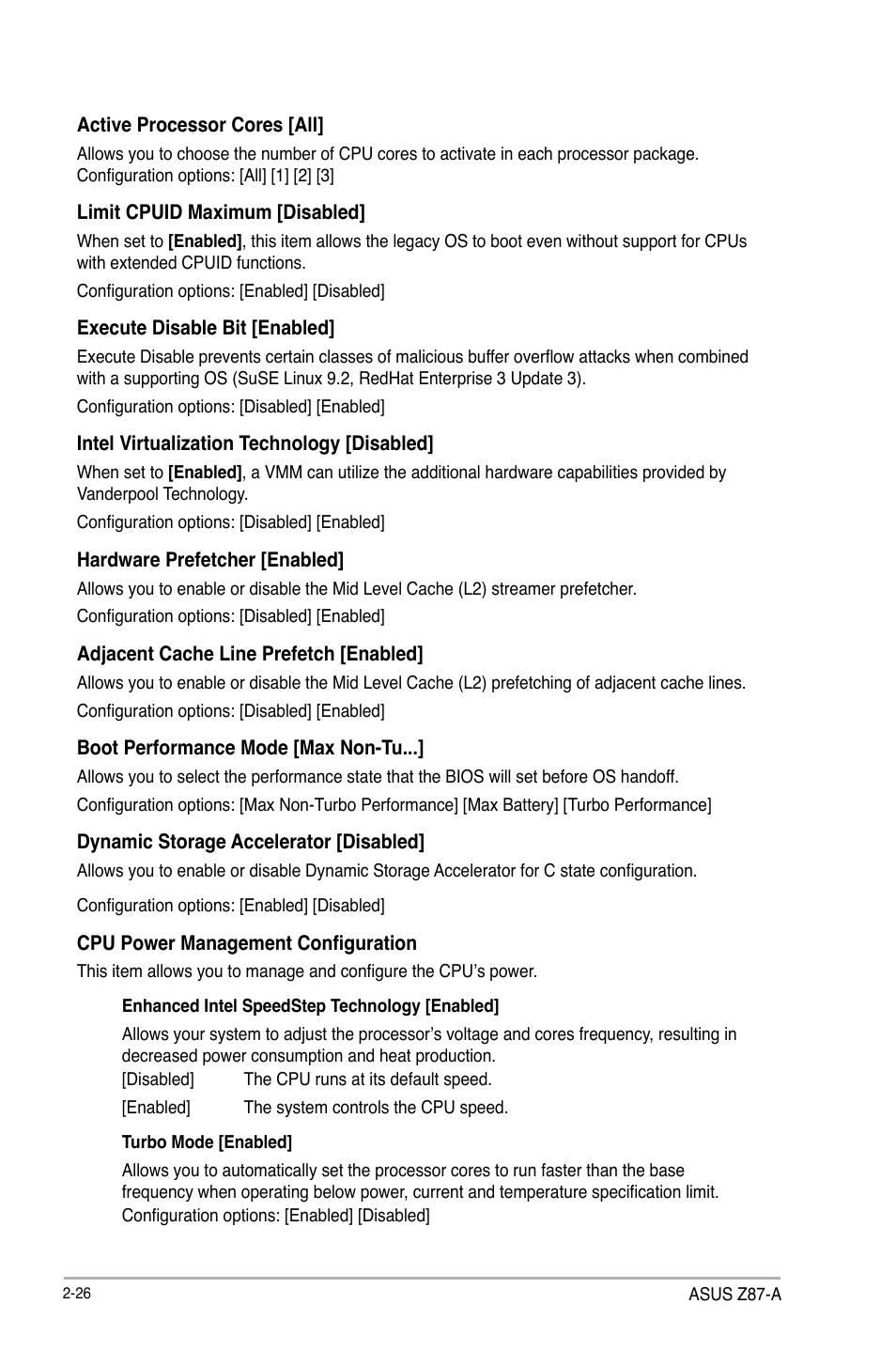 Asus Z87-A User Manual | Page 76 / 100
