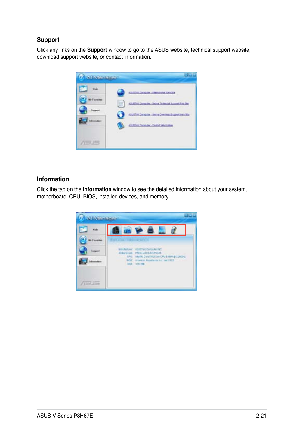 Asus V8-P8H67E User Manual | Page 43 / 79