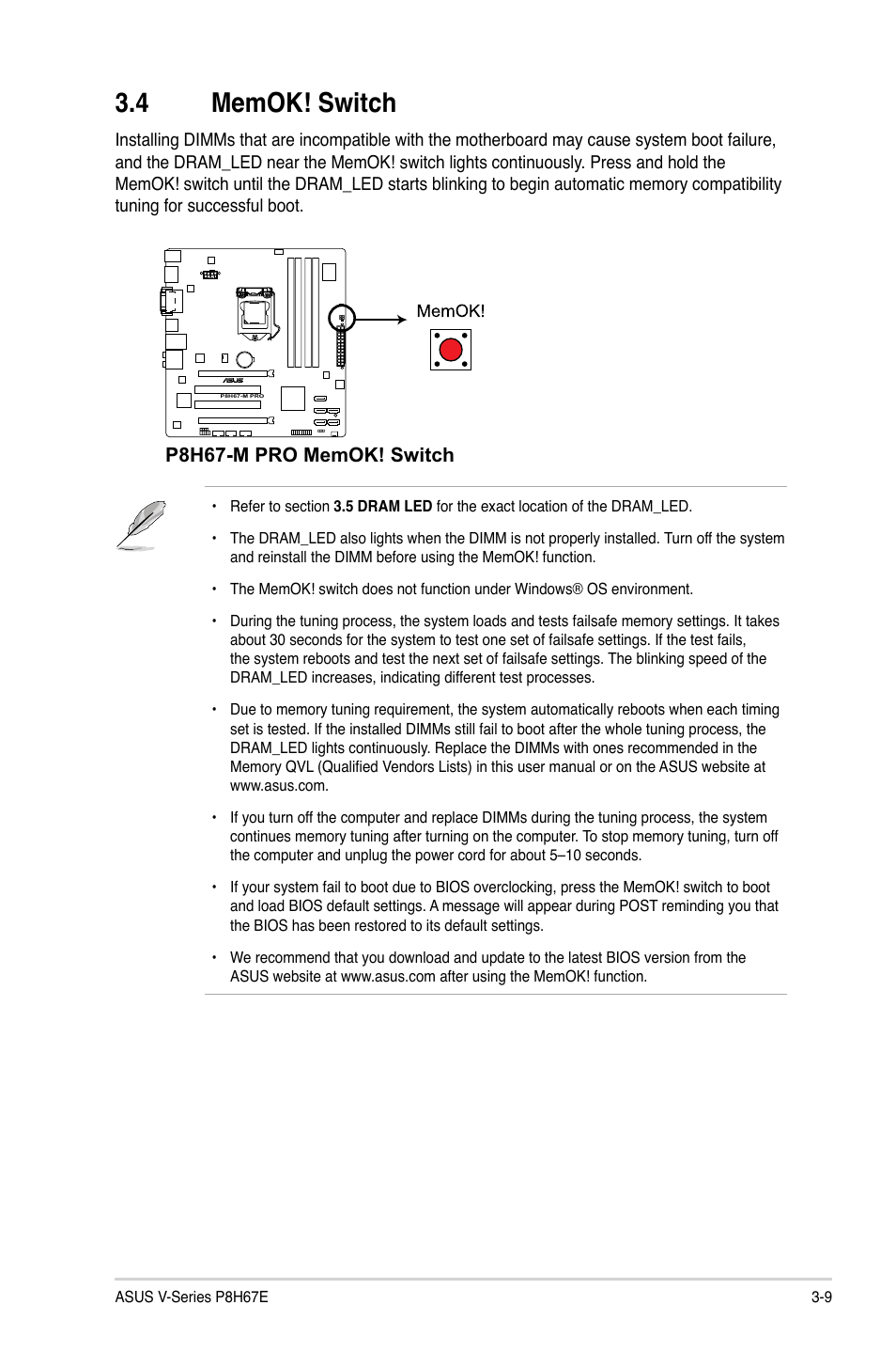 4 memok! switch | Asus V8-P8H67E User Manual | Page 53 / 79