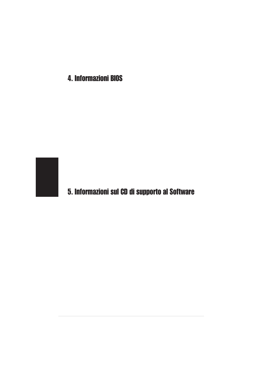 Informazioni bios, Informazioni sul cd di supporto al software, Aggiornamento dei bios | Asus A7V400-MX SE User Manual | Page 10 / 20