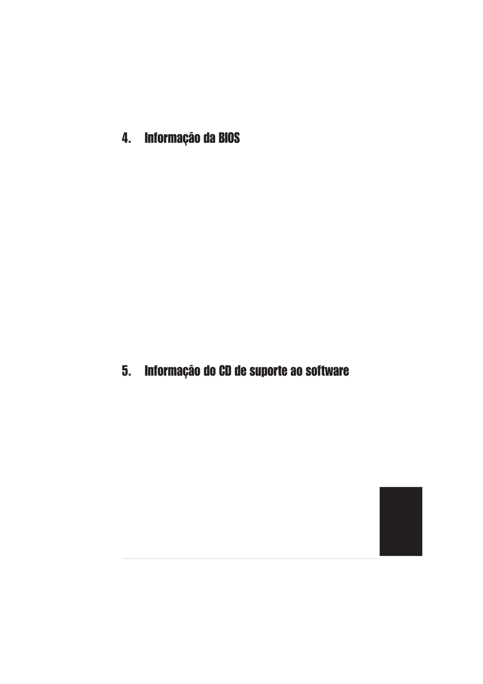 Informação da bios, Informação do cd de suporte ao software, Actualização da bios | Asus A7V400-MX SE User Manual | Page 19 / 20