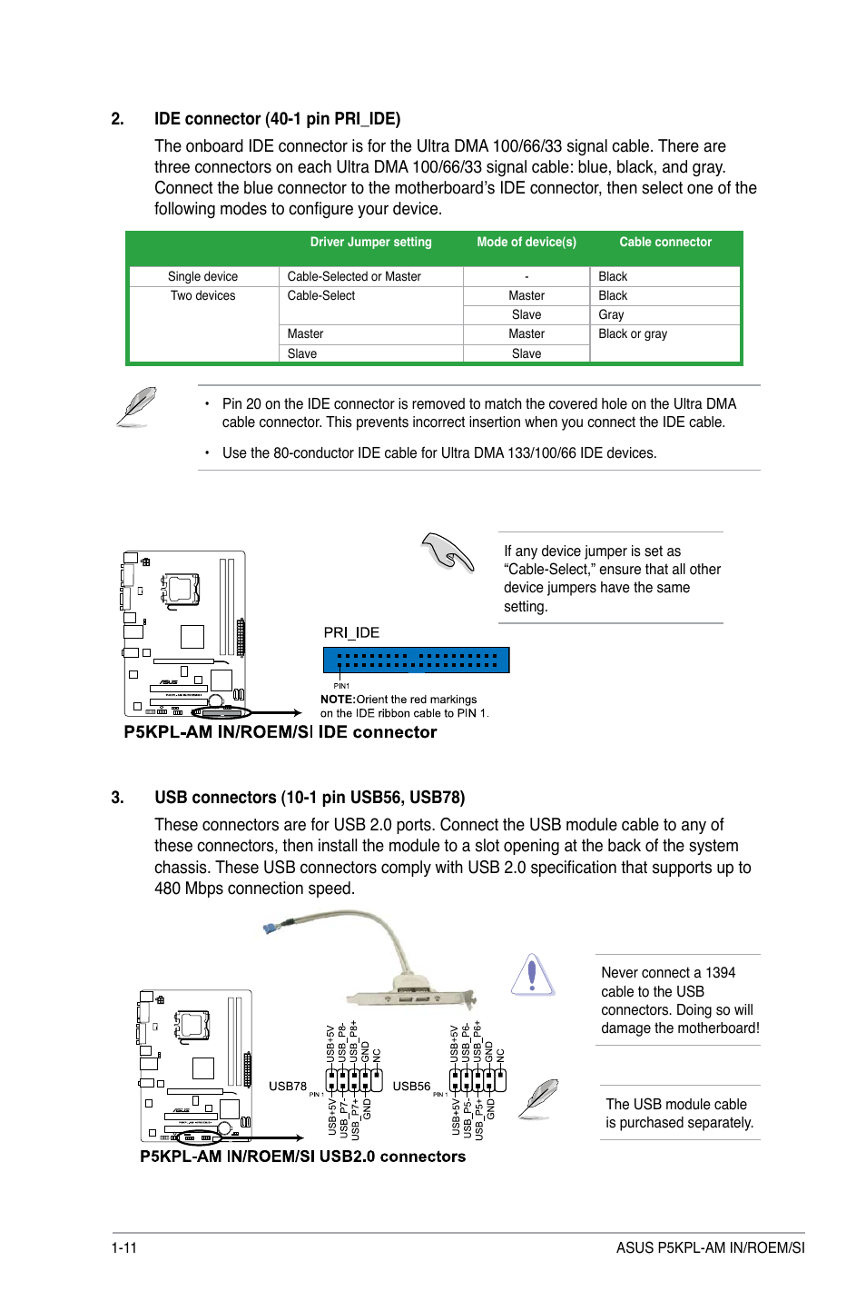 Asus P5KPL-AM IN/ROEM/SI User Manual | Page 20 / 40