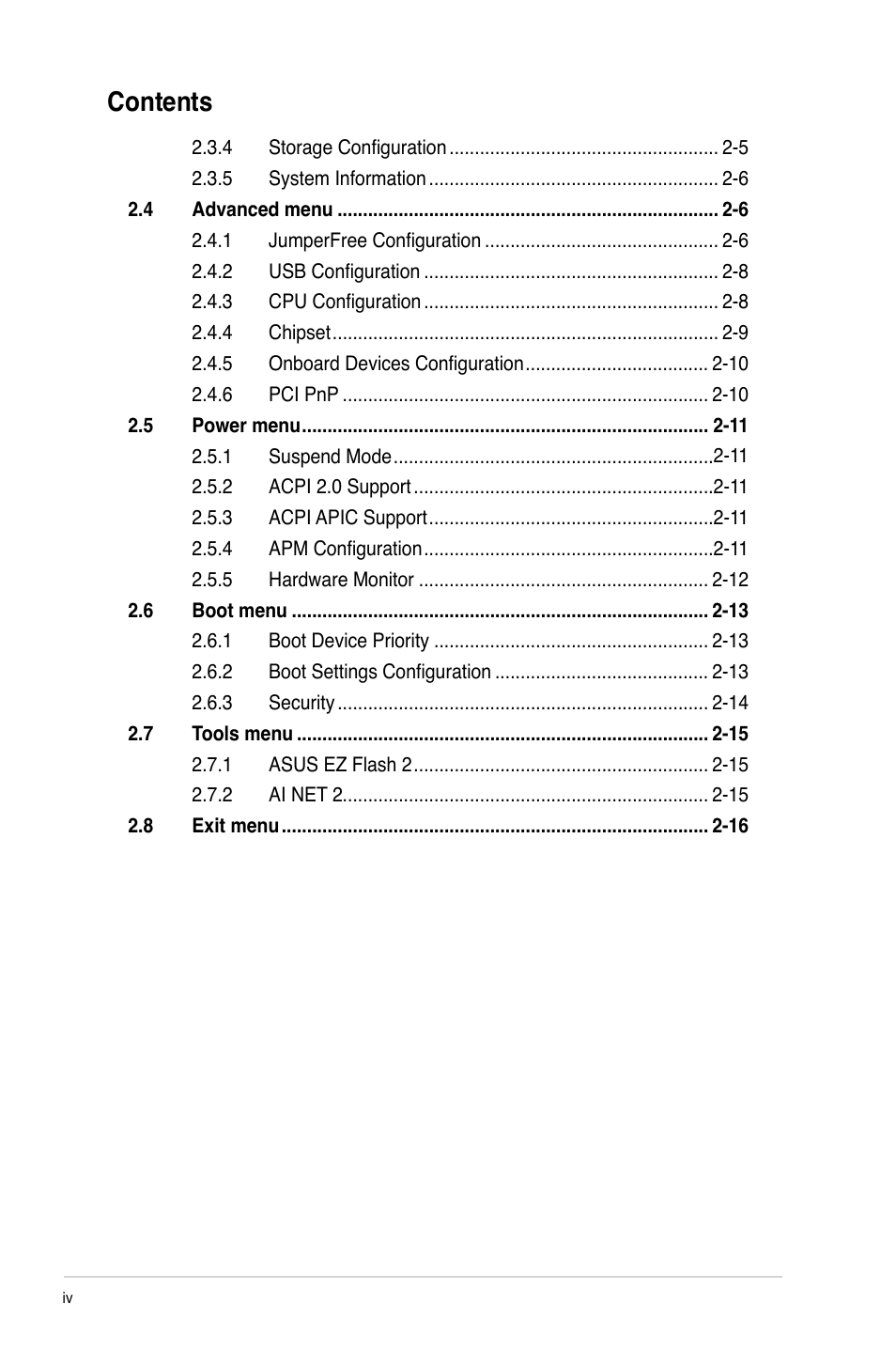 Asus P5KPL-AM IN/ROEM/SI User Manual | Page 4 / 40