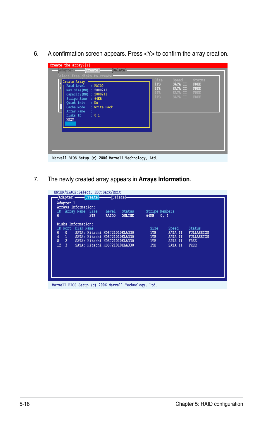 18 chapter 5: raid configuration | Asus P7F-X SATA User Manual | Page 114 / 136