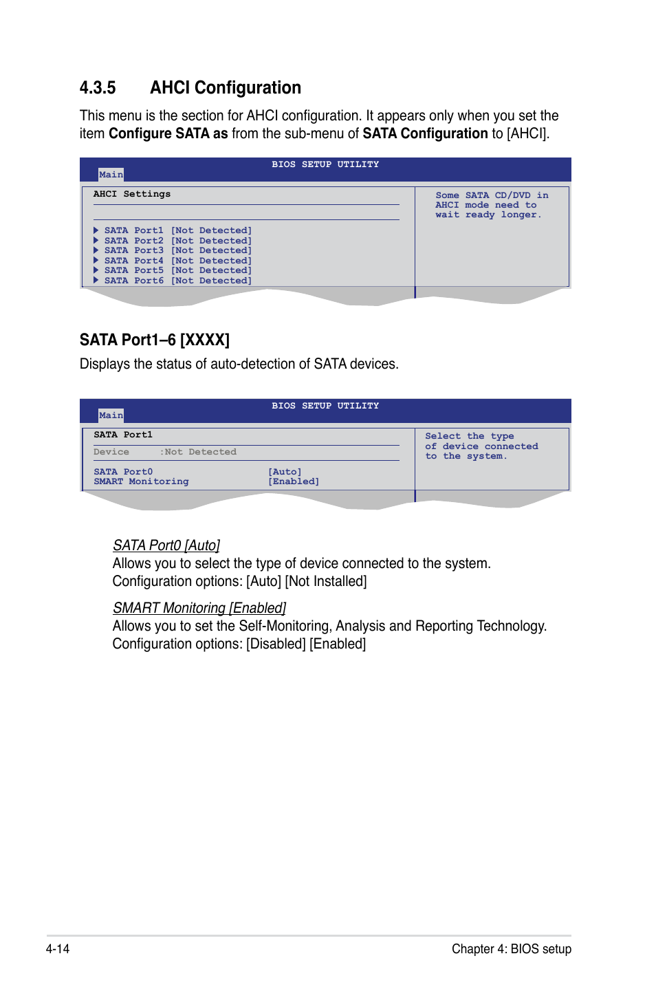 5 ahci configuration | Asus P7F-X SATA User Manual | Page 70 / 136