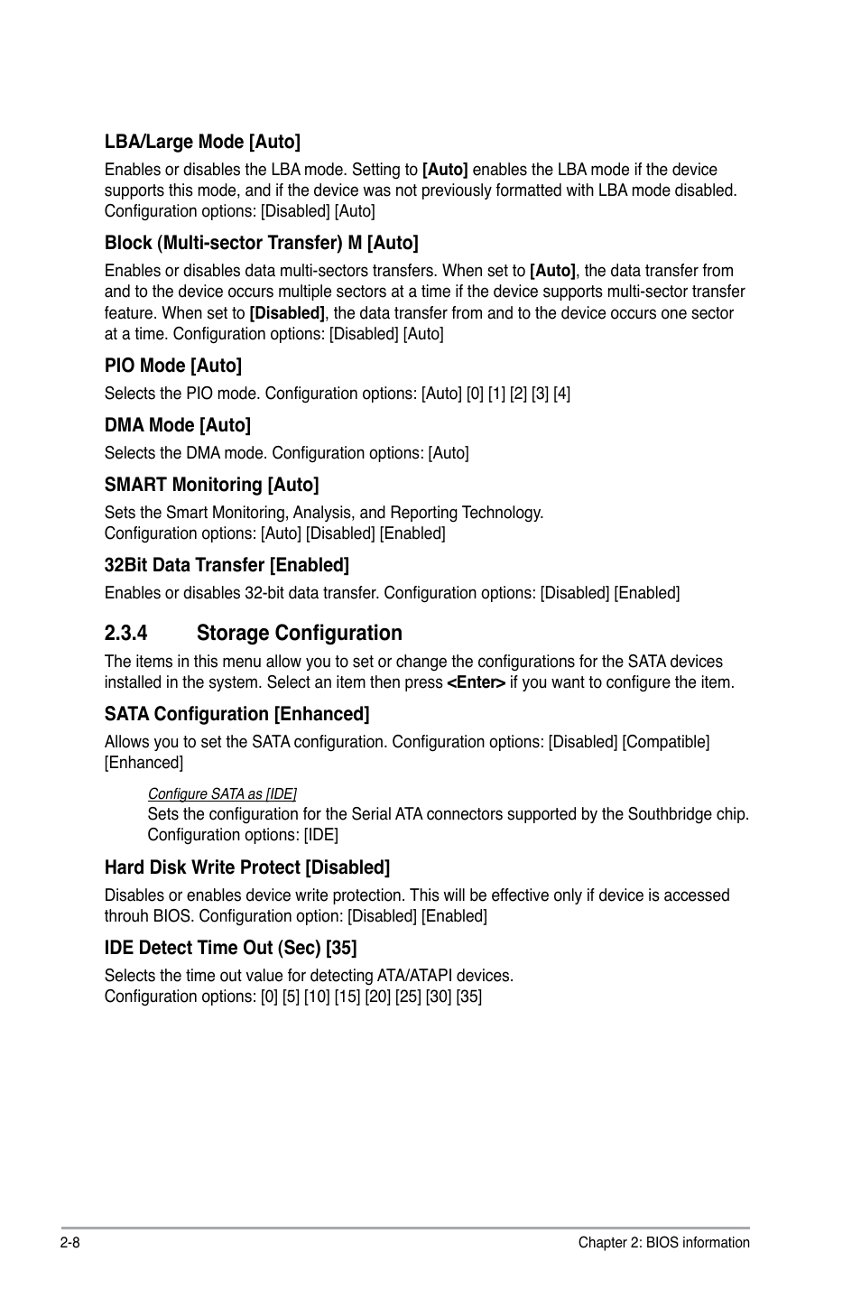 4 storage configuration, Storage configuration -8 | Asus P5P43TD/USB3 User Manual | Page 46 / 64