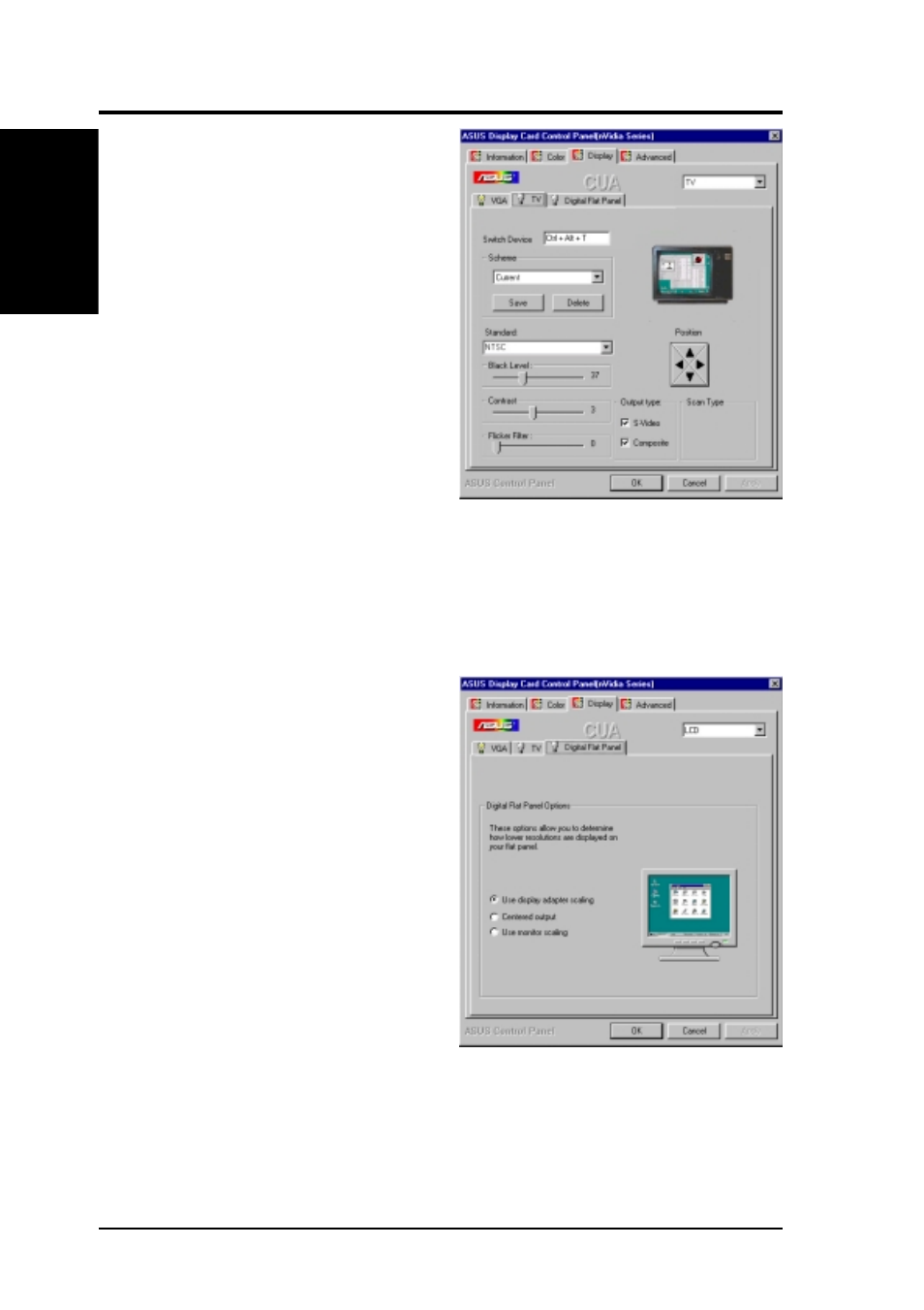 Software reference, Digital flat panel | Asus CUA User Manual | Page 112 / 136