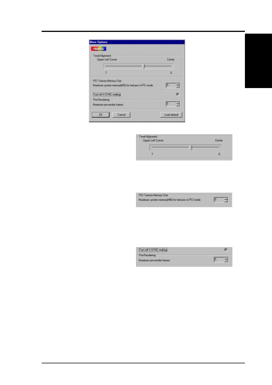 Software reference, 119 asus cua user’s manual, S/w reference windows 98 | More options | Asus CUA User Manual | Page 119 / 136