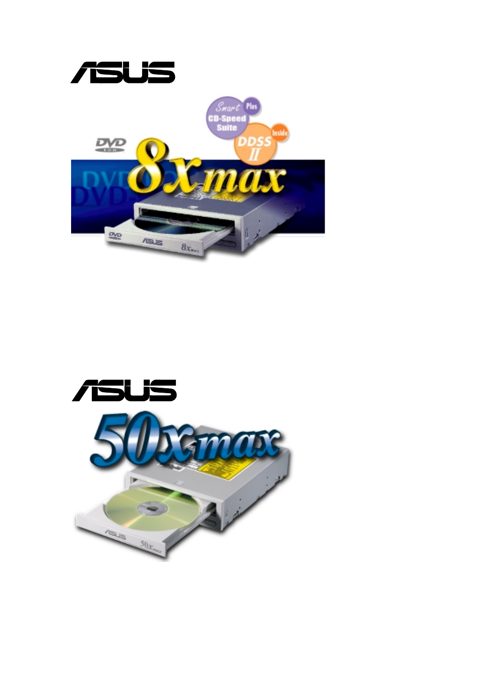 Ultra-fast cd-rom, 8x dvd-rom drive | Asus CUA User Manual | Page 136 / 136