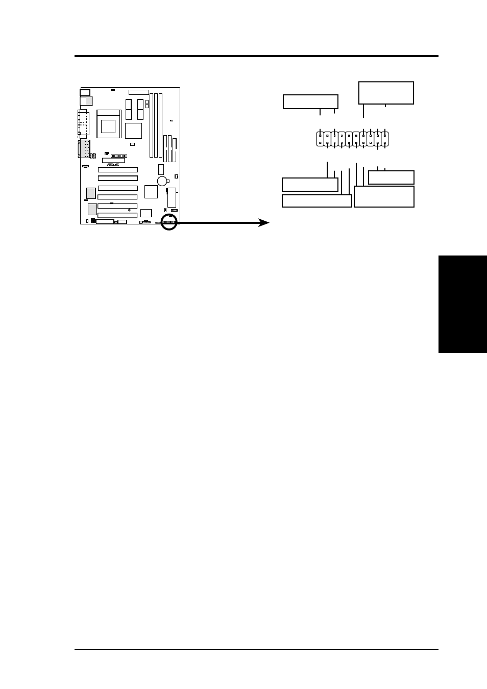 Hardware setup, 41 asus cua user’s manual, H/w setup connectors | The following is for items 22–28 (next page), Cua system panel connectors | Asus CUA User Manual | Page 41 / 136