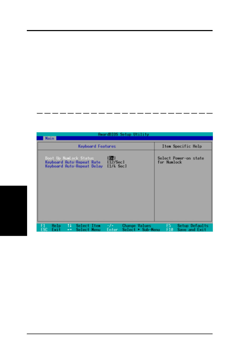 Bios setup, 2 keyboard features | Asus CUA User Manual | Page 56 / 136