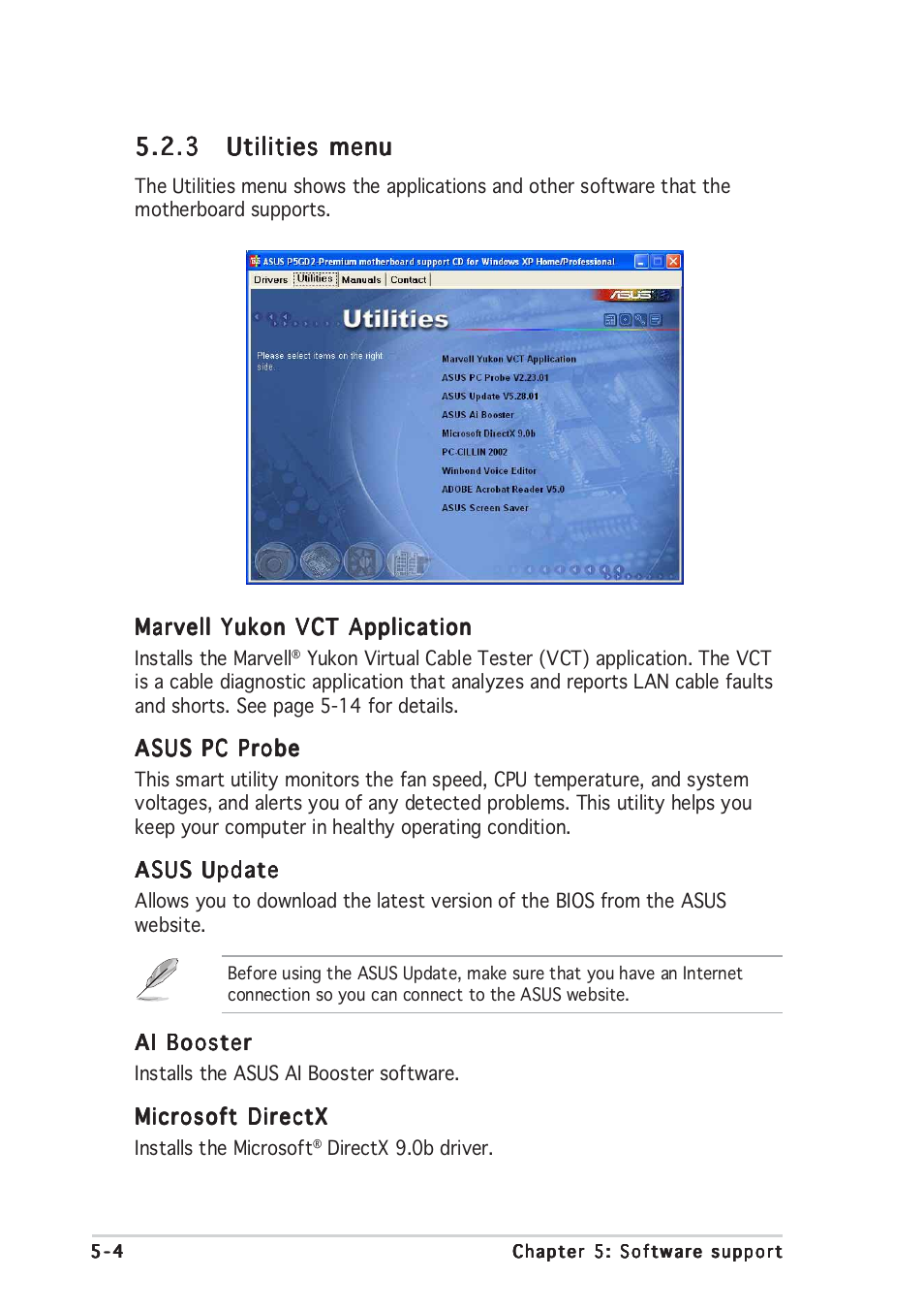 Asus P5GD2 Premium User Manual | Page 118 / 156