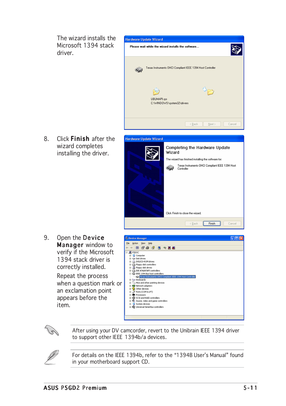 Asus P5GD2 Premium User Manual | Page 125 / 156