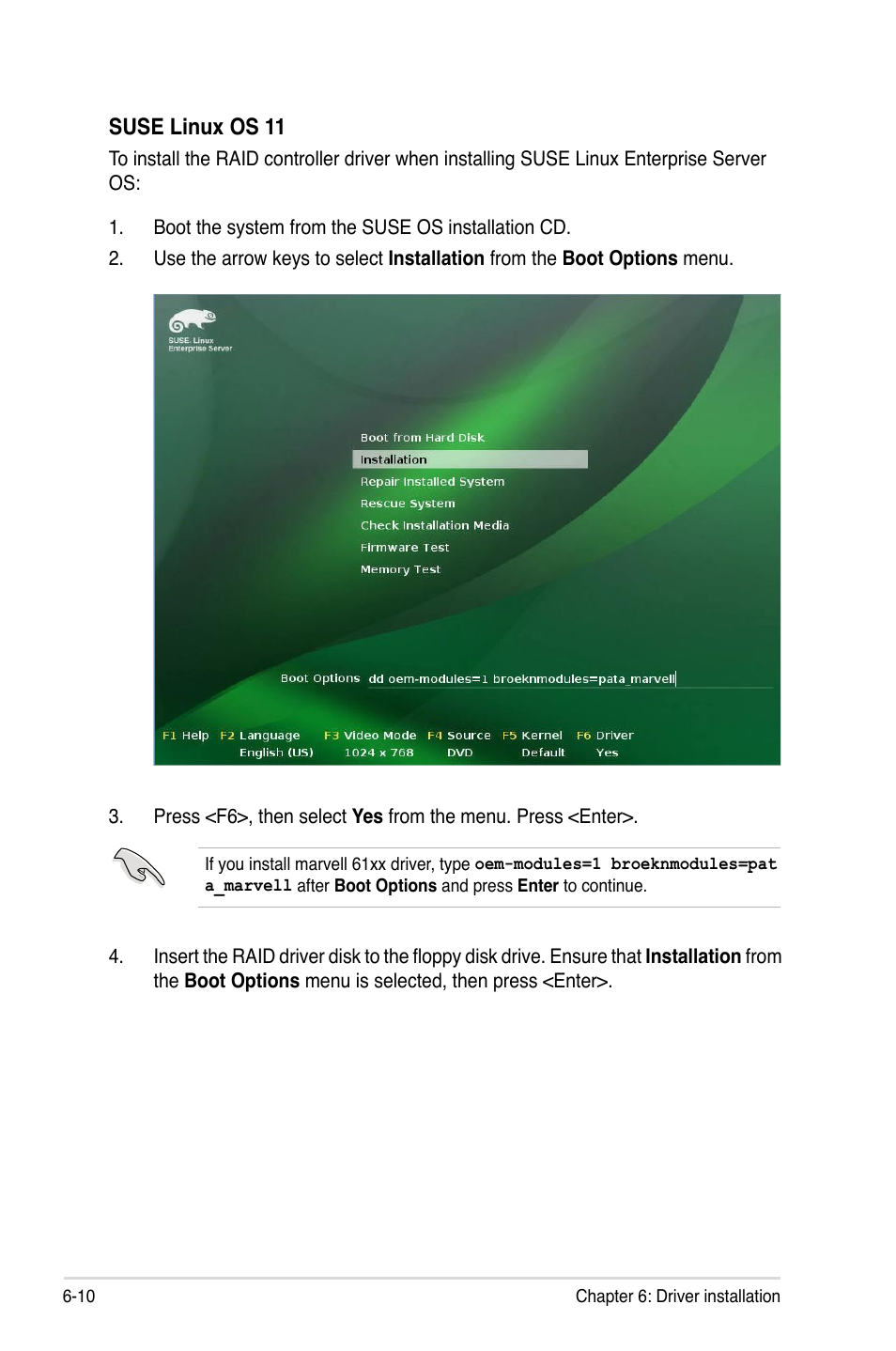 Suse linux os 11 | Asus Hummingbird User Manual | Page 96 / 112