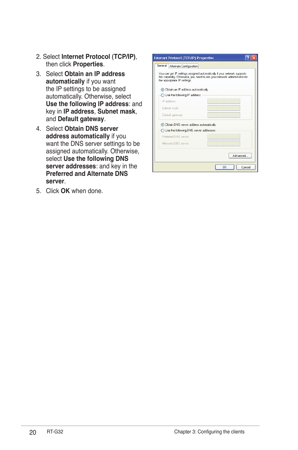 Asus RT-G32 User Manual | Page 20 / 44