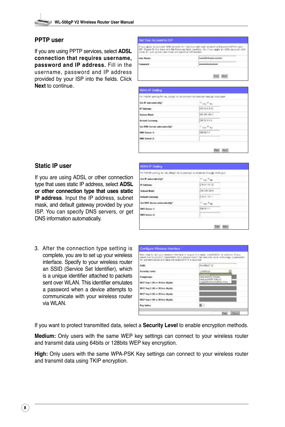 Asus WL-500gP V2 User Manual | Page 11 / 55