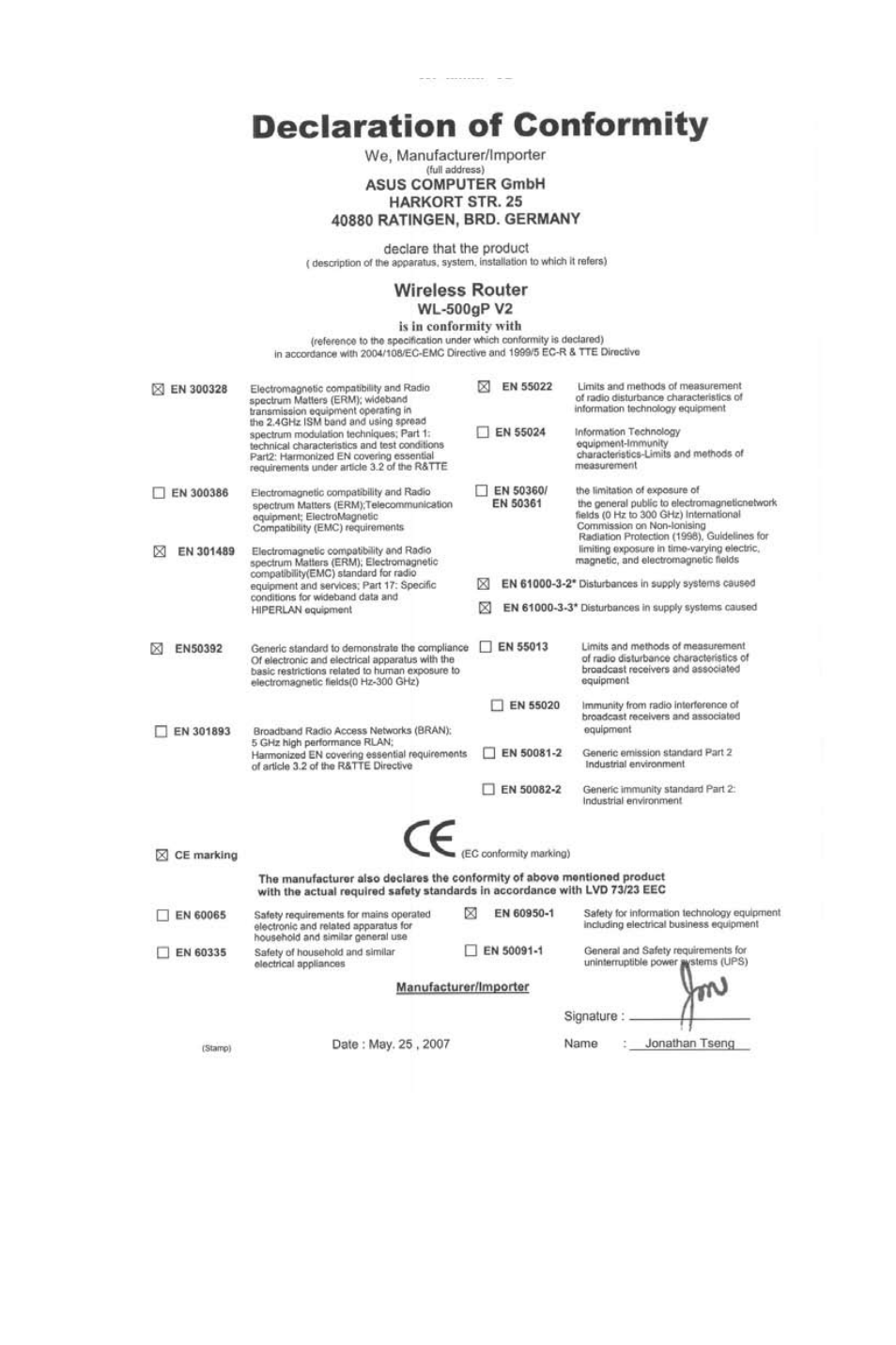 Asus WL-500gP V2 User Manual | Page 2 / 55