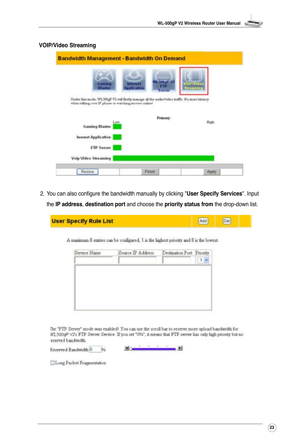 Asus WL-500gP V2 User Manual | Page 26 / 55