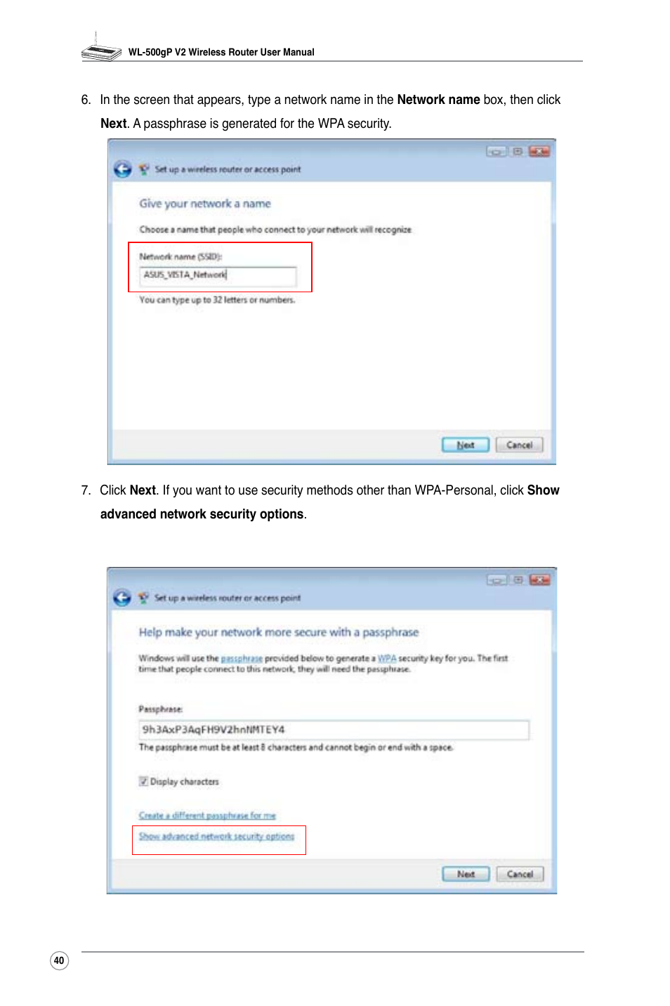 Asus WL-500gP V2 User Manual | Page 43 / 55