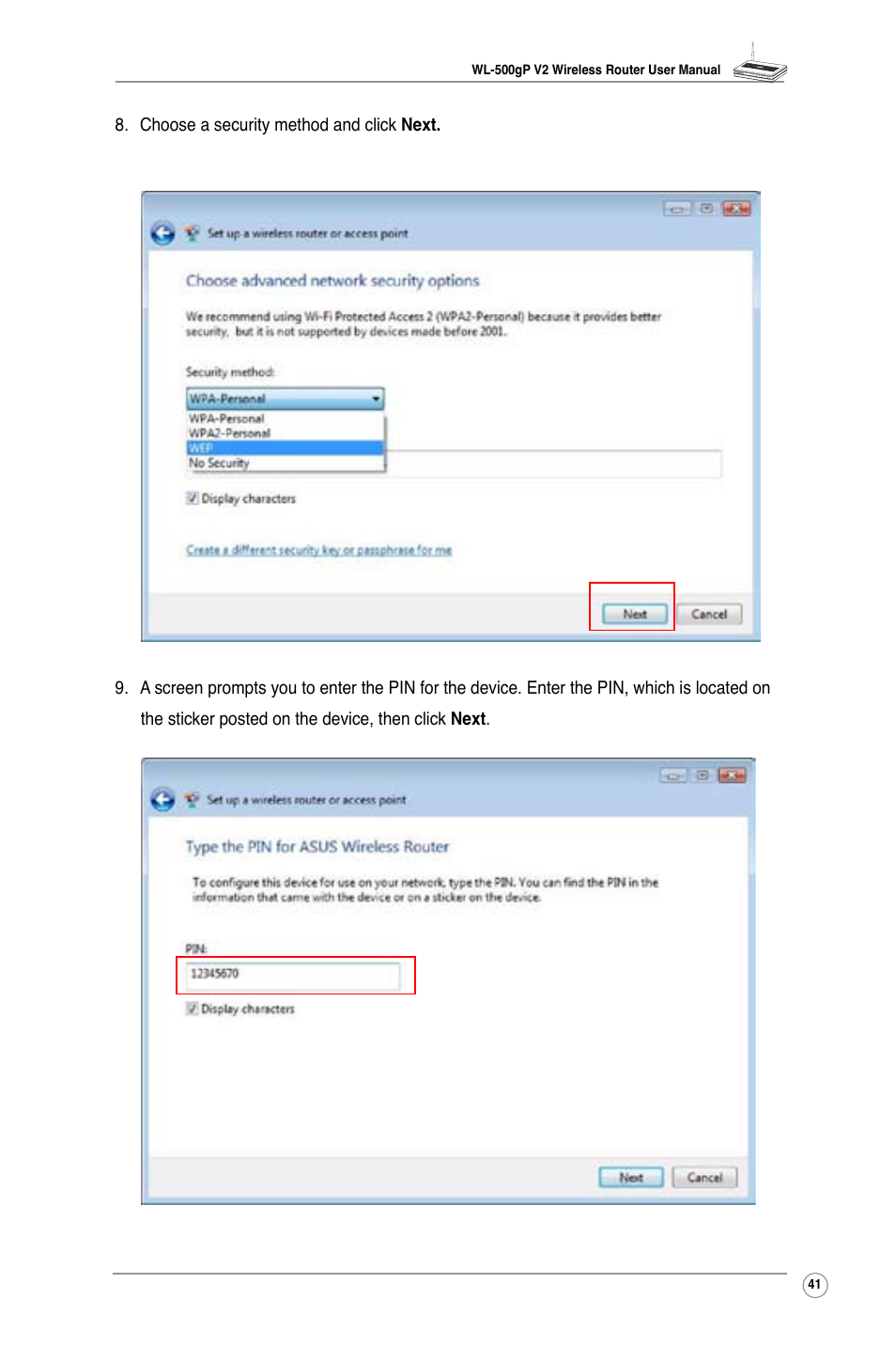 Asus WL-500gP V2 User Manual | Page 44 / 55