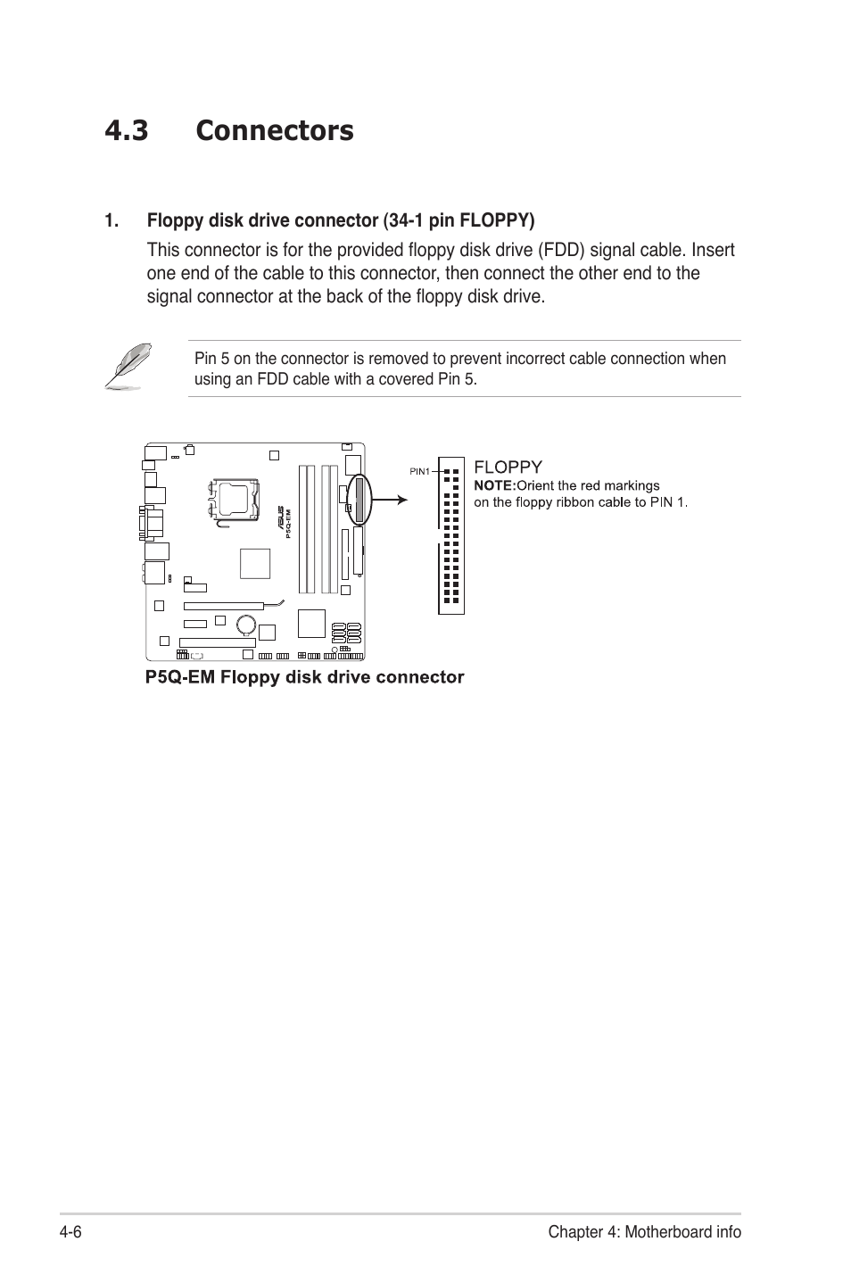 3 connectors, Connectors -6 | Asus V3-P5G45 User Manual | Page 66 / 120