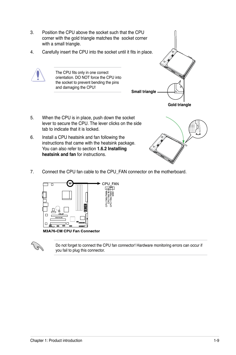 Asus M3A76-CM User Manual | Page 19 / 60