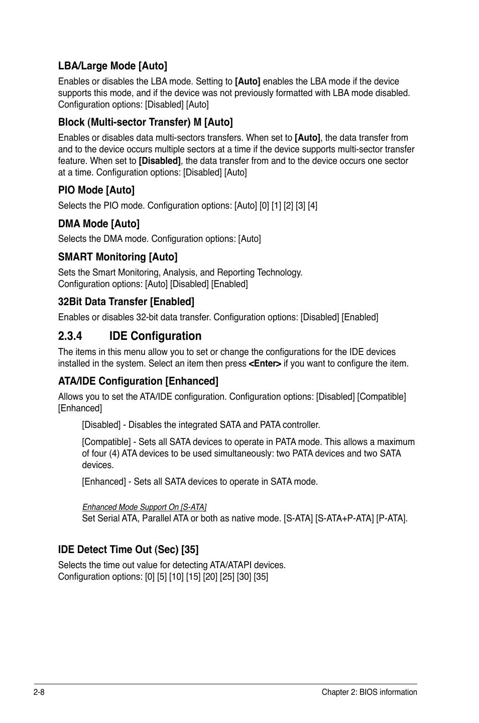 4 ide configuration, Ide configuration -8 | Asus P5KPL/EPU User Manual | Page 48 / 62