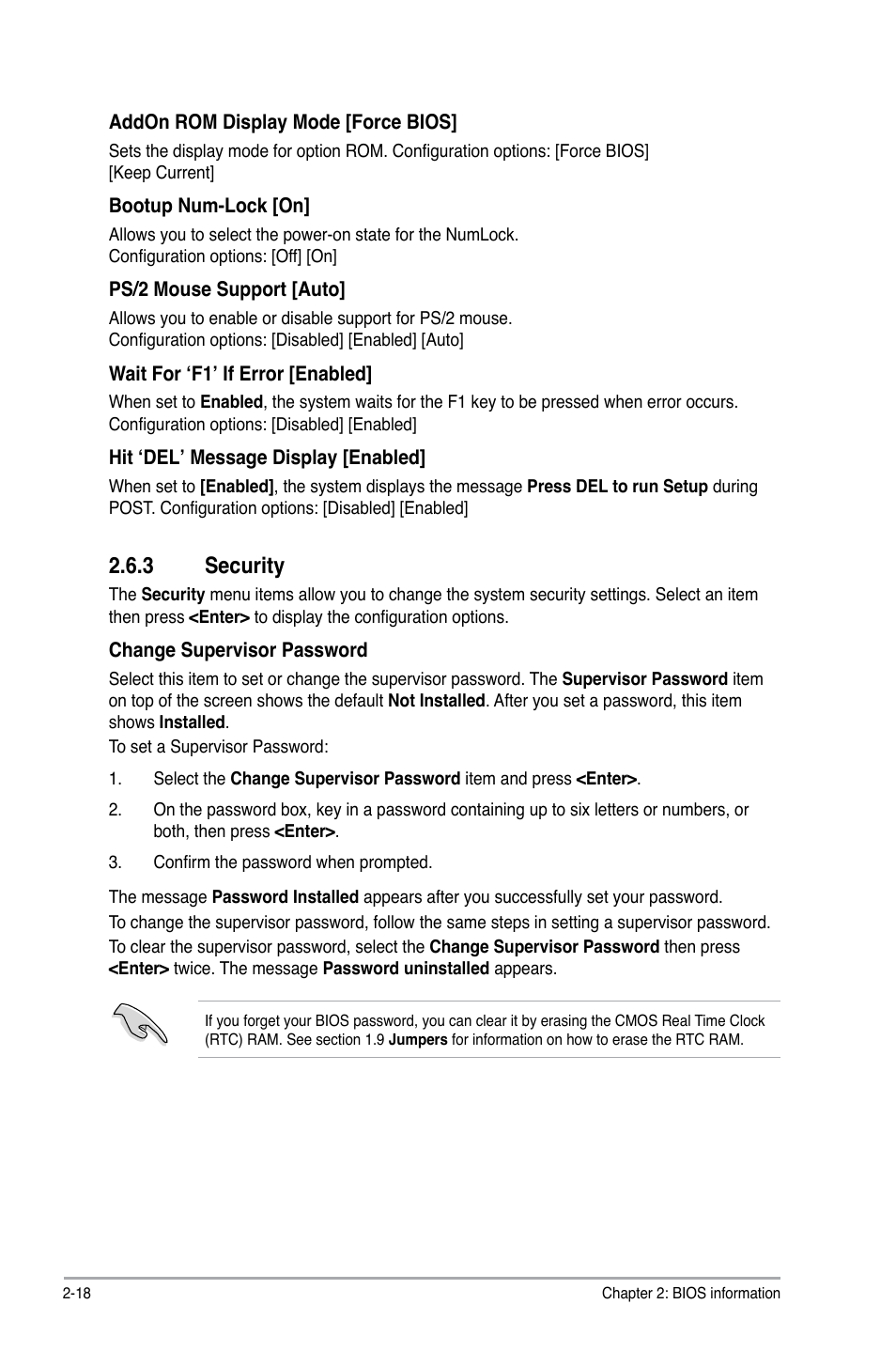 3 security, Security -18 | Asus P5KPL/EPU User Manual | Page 58 / 62