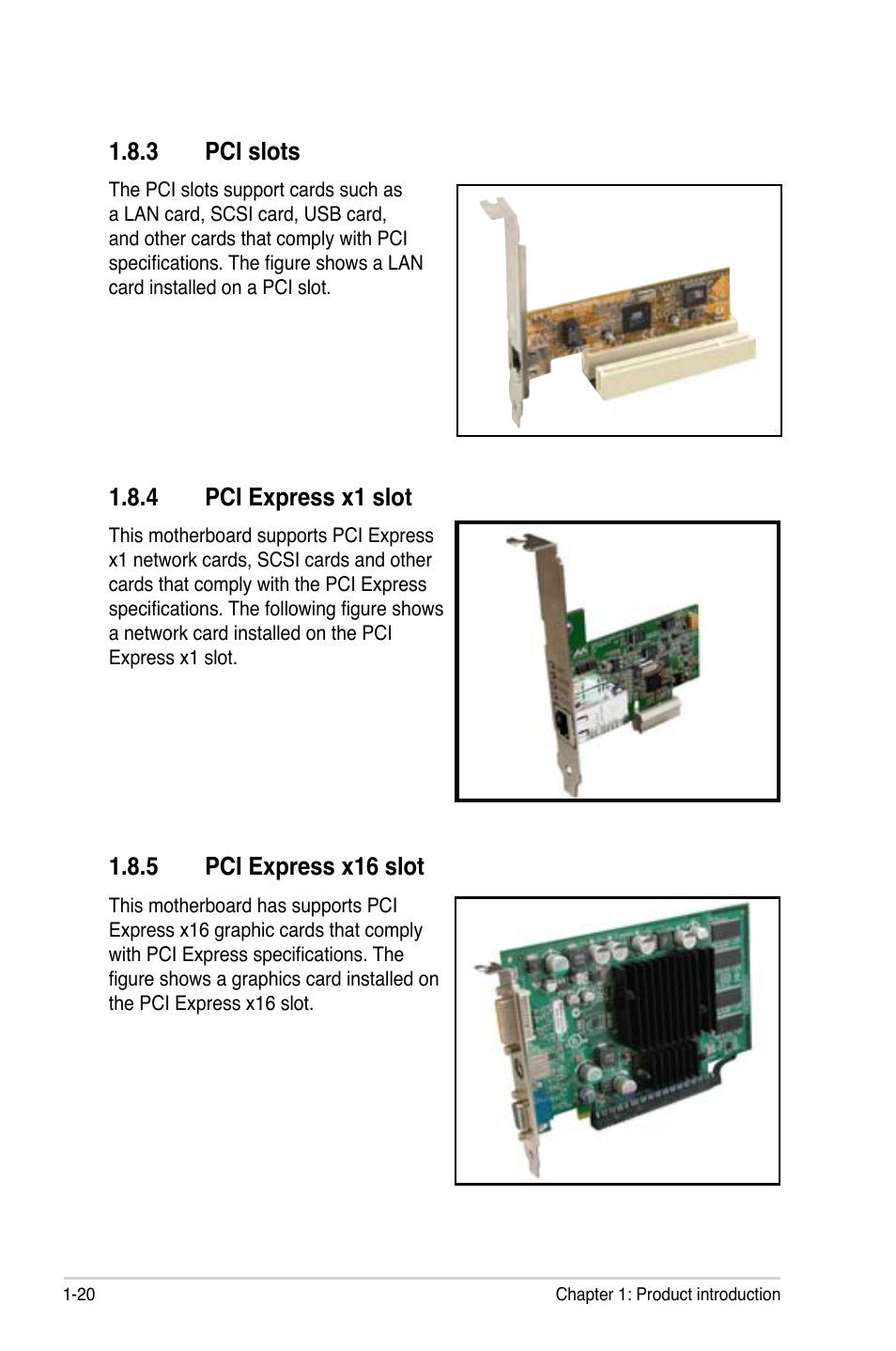 Pci.slots, Pci.express.x16.slot, Pci.express.x1.slot | Asus M2V-MX SE User Manual | Page 30 / 90