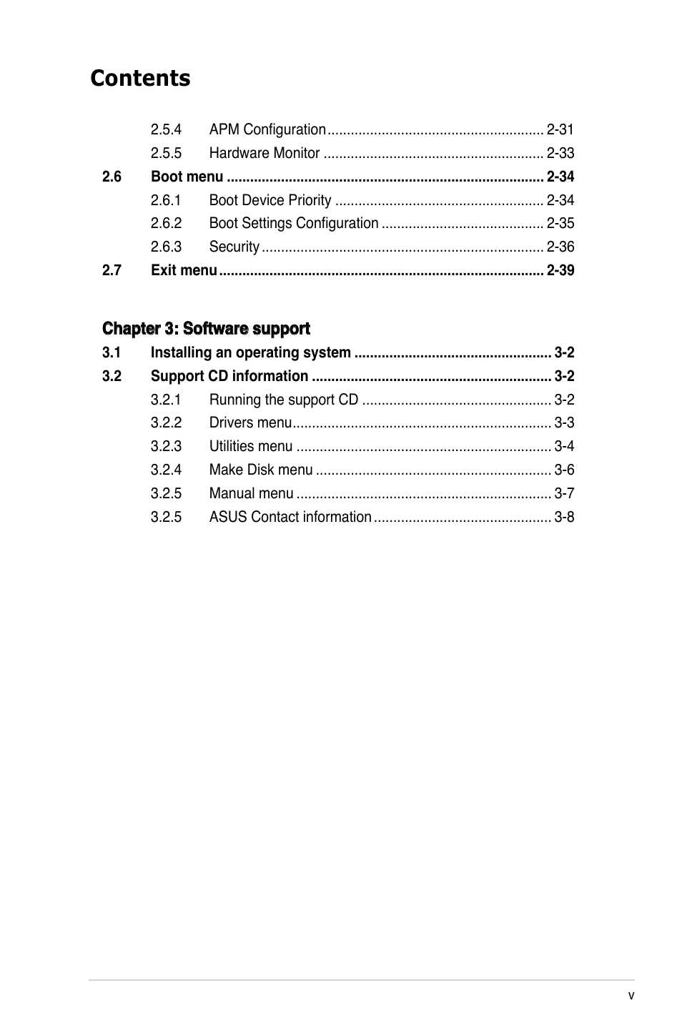 Asus M2V-MX SE User Manual | Page 5 / 90
