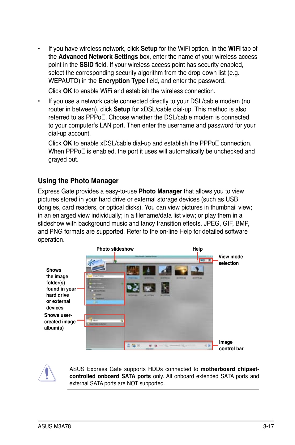 Using the photo manager | Asus M3A78 User Manual | Page 103 / 104