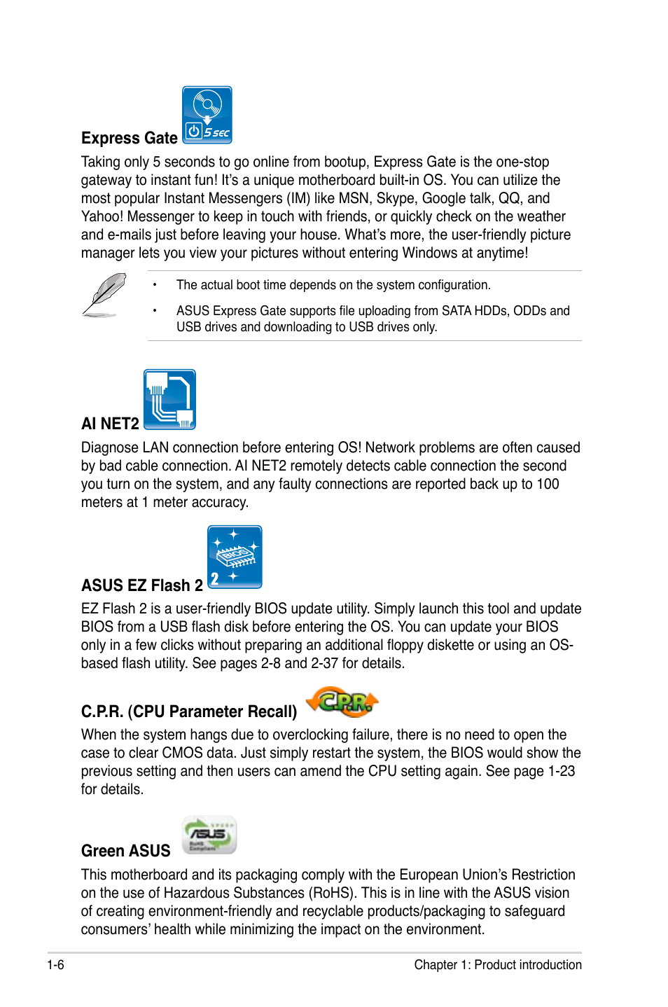 Asus M3A78 User Manual | Page 18 / 104