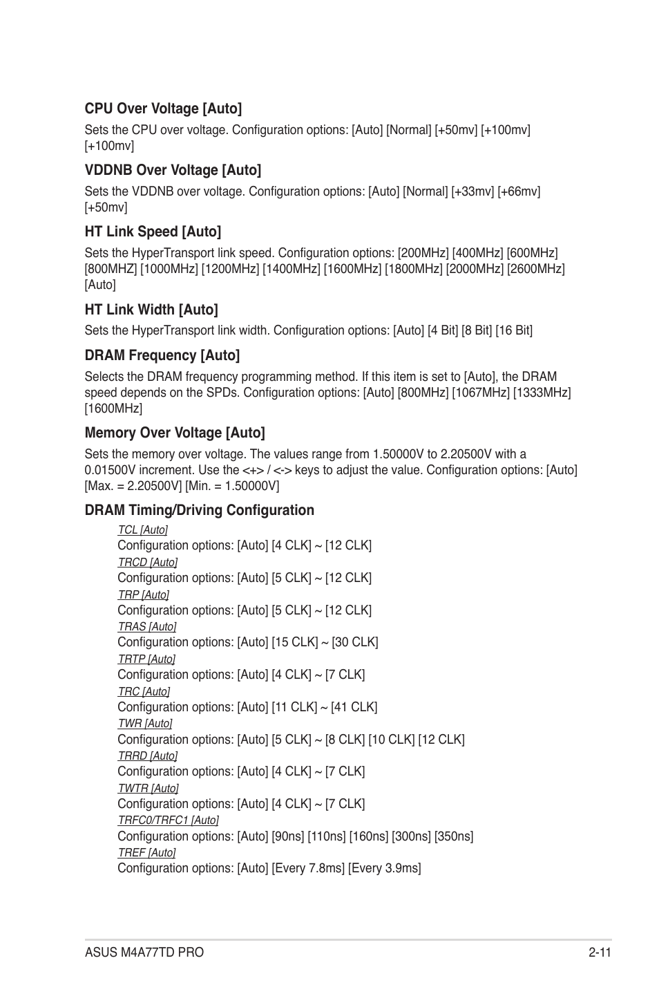 Asus M4A77TD PRO/U3S6 User Manual | Page 51 / 62