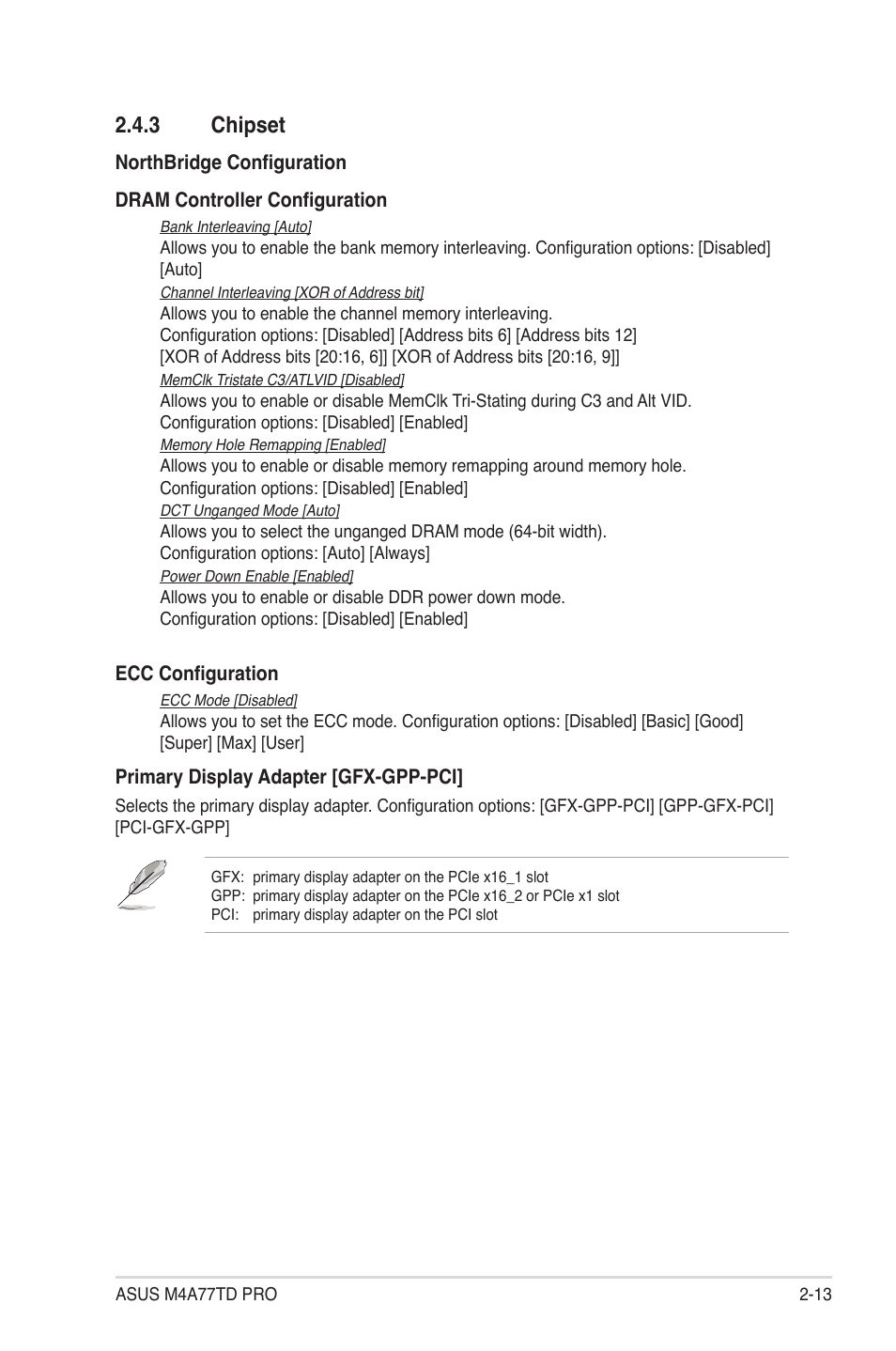 3 chipset, Chipset -13 | Asus M4A77TD PRO/U3S6 User Manual | Page 53 / 62