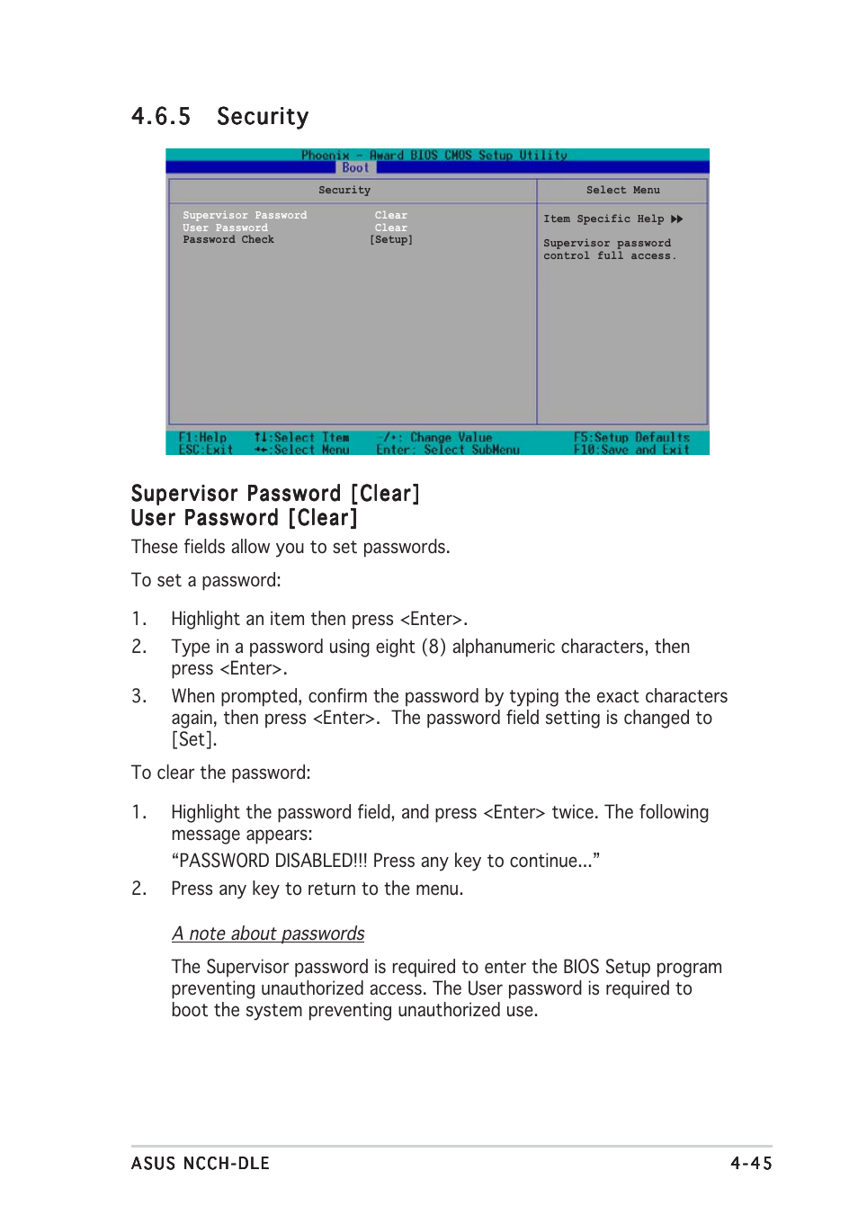 5 security security security security security | Asus NCCH-DLE User Manual | Page 107 / 180