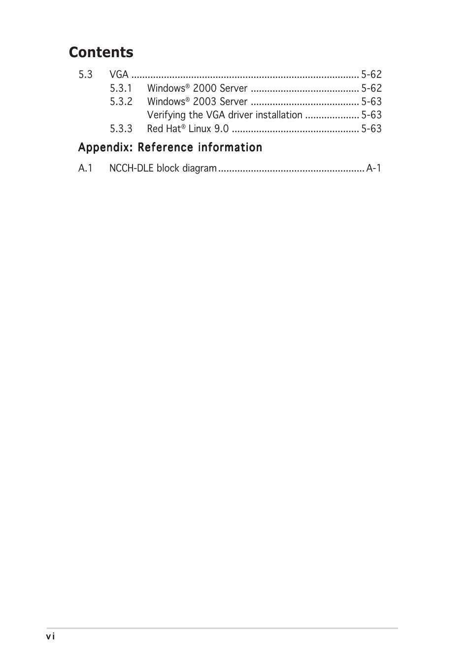 Asus NCCH-DLE User Manual | Page 6 / 180