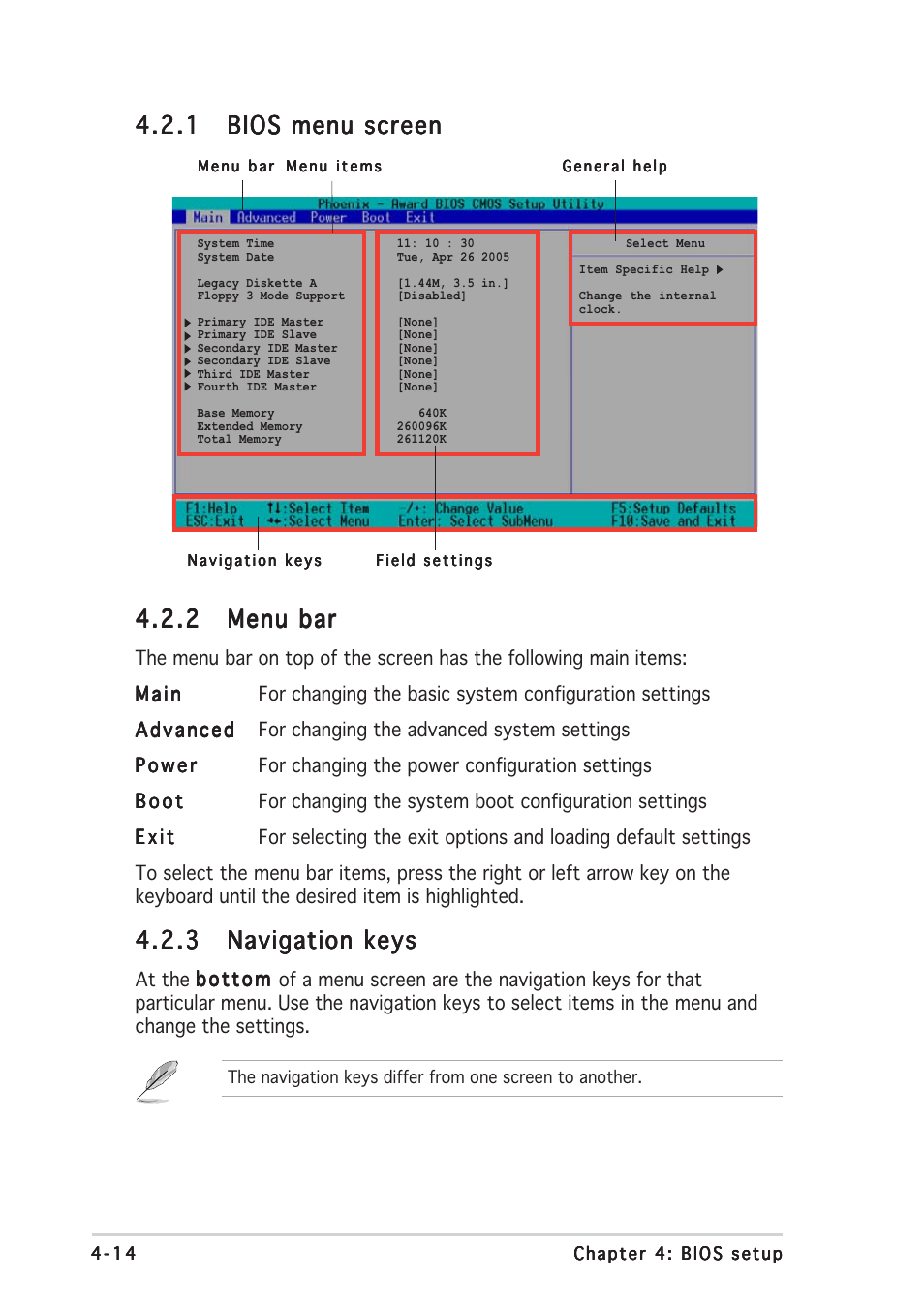 2 menu bar menu bar menu bar menu bar menu bar | Asus NCCH-DLE User Manual | Page 76 / 180