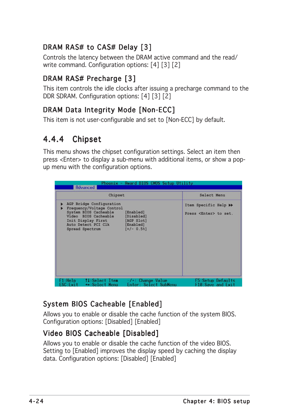 4 chipset chipset chipset chipset chipset | Asus NCCH-DLE User Manual | Page 86 / 180