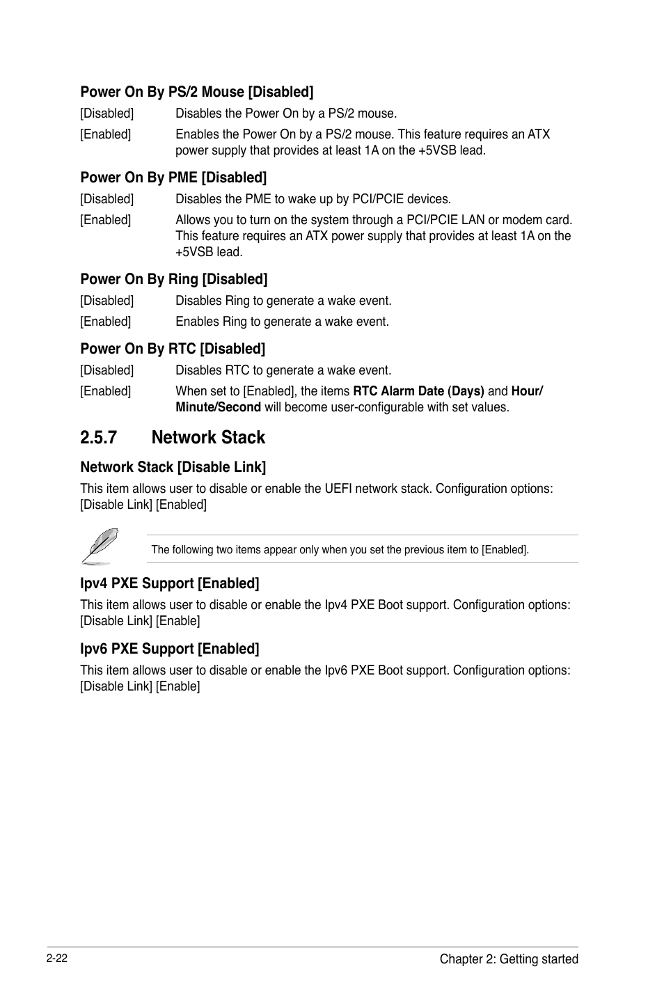 7 network stack, Network stack -22 | Asus F2A85-M User Manual | Page 70 / 86