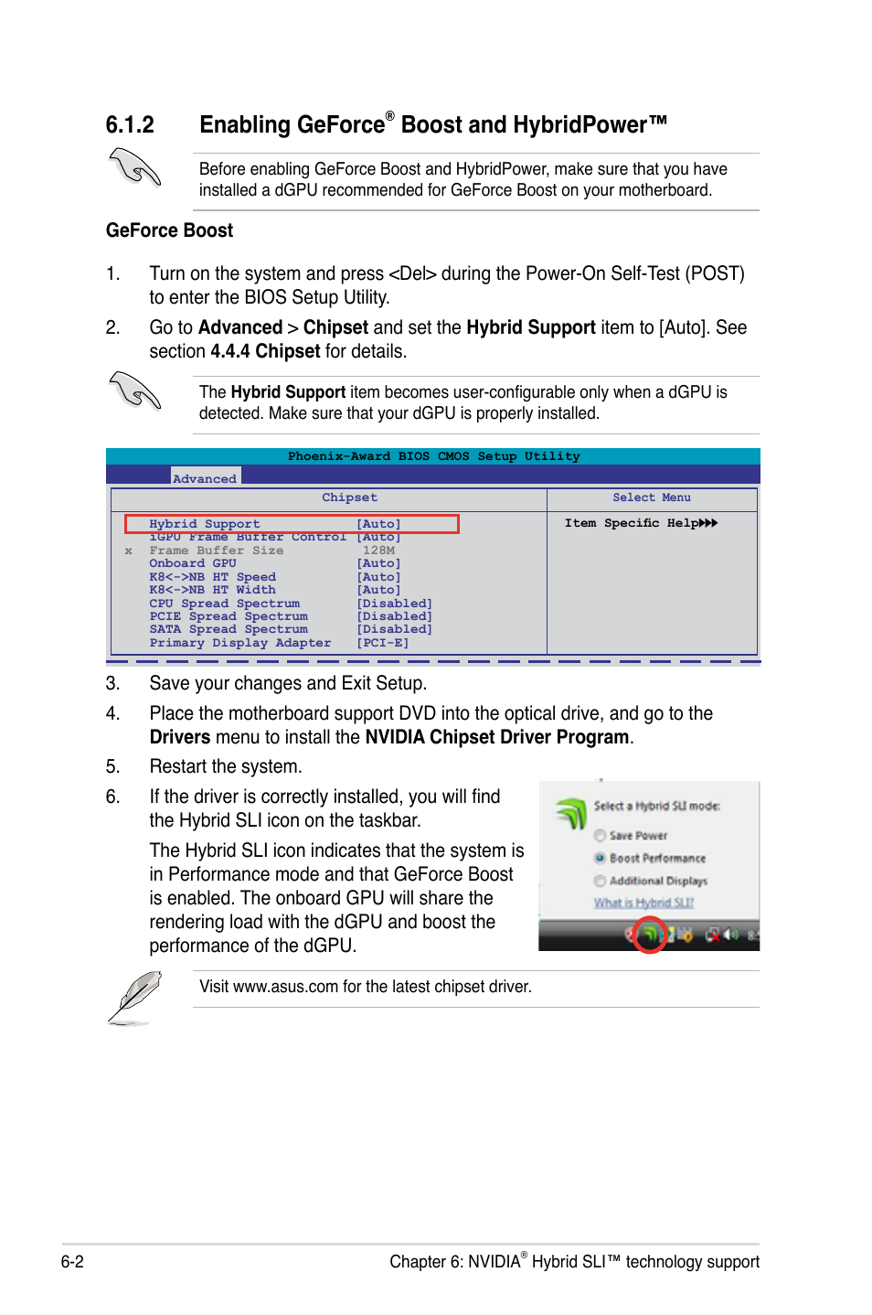 2 enabling geforce® boost and hybridpower, Enabling geforce, Boost and hybridpower™ -2 | 2 enabling geforce, Boost and hybridpower | Asus M3N78 Pro User Manual | Page 166 / 168
