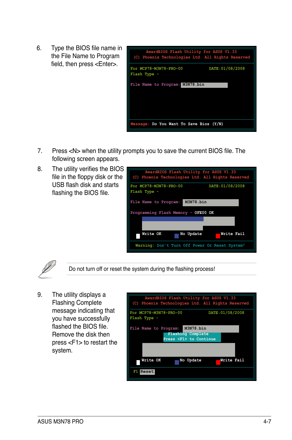 Asus M3N78 Pro User Manual | Page 77 / 168